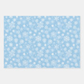 Schneeflocken-Packpapier für den Urlaub Geschenkpapier Set (Vorderseite 3)