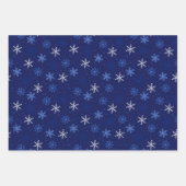 Schneeflocken-Packpapier für den Urlaub Geschenkpapier Set (Vorderseite 3)