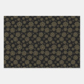 Schneeflocken-Packpapier für den Urlaub Geschenkpapier Set (Vorderseite 3)