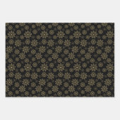 Schneeflocken-Packpapier für den Urlaub Geschenkpapier Set (Vorderseite 2)