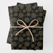 Schneeflocken-Packpapier für den Urlaub Geschenkpapier Set (Beispiel)