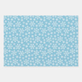 Schneeflocken-Packpapier für den Urlaub Geschenkpapier Set (Vorderseite 2)