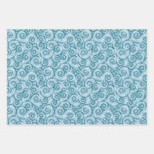 Schneeflocken-Packpapier für den Urlaub Geschenkpapier Set (Vorderseite)