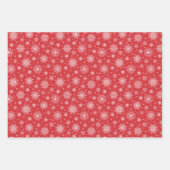 Schneeflocken-Packpapier für den Urlaub Geschenkpapier Set (Vorderseite 3)