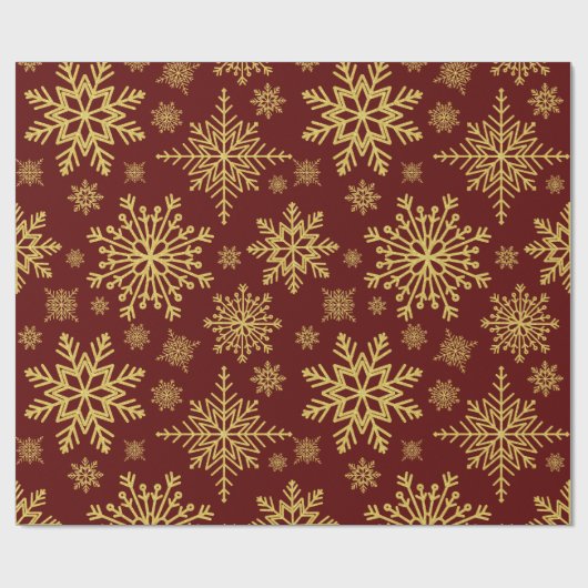 Schneeflocken-Papier für den glühenden Glitzer Geschenkpapier (Flach)