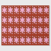 Schneeflocken-Papier Geschenkpapier (Flach)