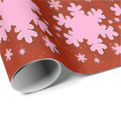 Schneeflocken-Papier Geschenkpapier (Rolleneckpunkt)