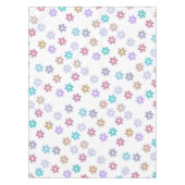 Schneeflocken Pattern Schneeerlebnis Tischdecke (Vorderseite)