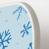 Schneeflocken Pickleball Schläger (Linke Seite)