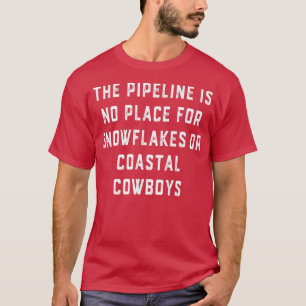 Schneeflocken Pipeliner Schweißer Schweißpipeline T-Shirt