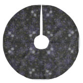 Schneeflocken Polyester Weihnachtsbaumdecke (Vorderseite)