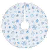Schneeflocken polyester weihnachtsbaumdecke (Vorderseite)