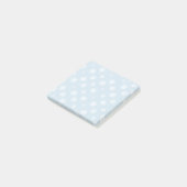 Schneeflocken Post-it Klebezettel (angewinkelt)