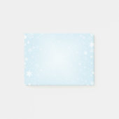 Schneeflocken Post-it Klebezettel (Vorderseite)