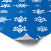 Schneeflocken Poster (Ecke)