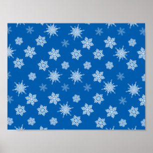 Schneeflocken Poster
