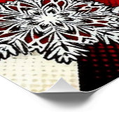Schneeflocken Poster (Ecke)
