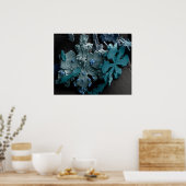 Schneeflocken Poster (Küche)