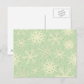 Schneeflocken, Postkarte (Vorne/Hinten)