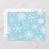 Schneeflocken, Postkarten (Vorne/Hinten)