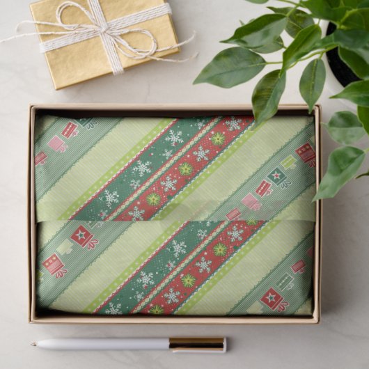 Schneeflocken & Präsentierte Gewebepapier Seidenpapier (Geschenk)