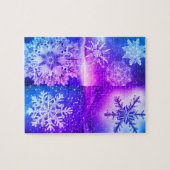 Schneeflocken Puzzle (Horizontal)