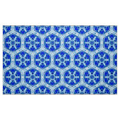 Schneeflocken Quit Pattern - Kobalt Blau und Weiß Stoff (Fat Quarter (45,7 x 55,9 cm))