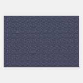 Schneeflocken Rosa Blau und Winter der Marine Geschenkpapier Set (Vorderseite 2)