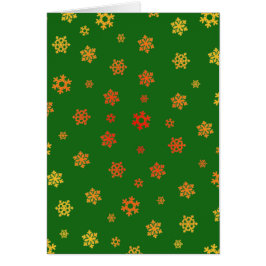 Schneeflocken (Rot & Gold) [Weihnachtsmuster]