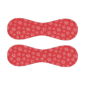 Schneeflocken, rote und weiße Schneeflocken, Schne Baseball (Paneele)