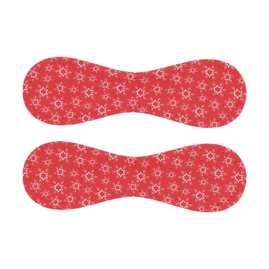 Schneeflocken, rote und weiße Schneeflocken, Schne Baseball (Paneele)