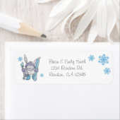 Schneeflocken-Rücketiketten (Insitu)