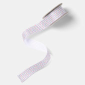 Schneeflocken Satinband (Rückseite)