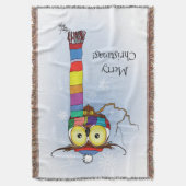 Schneeflocken Scarf Hat Niedlich Decke (Vorderseite Vertikal)