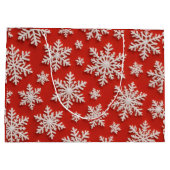 Schneeflocken-Schatz Große Geschenktüte (Rückseite)