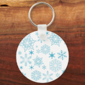 Schneeflocken Schlüsselanhänger (Vorderseite)