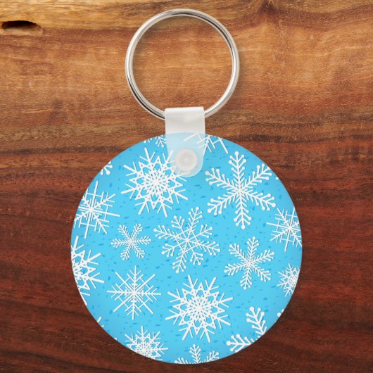 Schneeflocken, Schlüsselanhänger (Vorderseite)