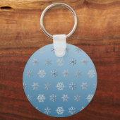 Schneeflocken Schlüsselanhänger (Vorderseite)