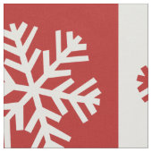 Schneeflocken-Schneeflocken-Druck Stoff (Nahaufnahme)