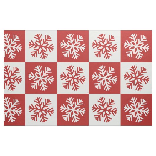 Schneeflocken-Schneeflocken-Druck Stoff (Fat Quarter (45,7 x 55,9 cm))