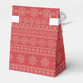 Schneeflocken-Schneeflocken Geschenkschachtel (Rückseite)
