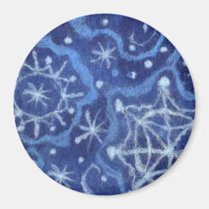 Schneeflocken Schneeflocken Schneeflocken Gefieber Magnet