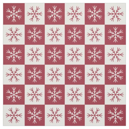 Schneeflocken-Schneeflocken Stoff (Muster)