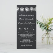 Schneeflocken Schneeflocken WinterWedding Programm (Stehend Vorderseite)