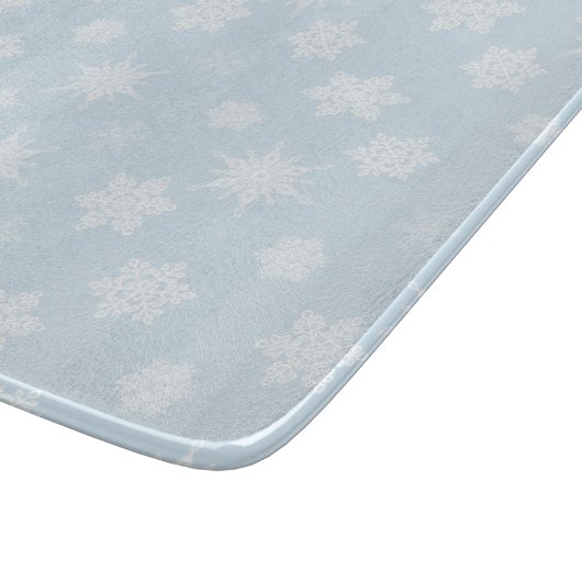 Schneeflocken Schneidebrett (Ecke)