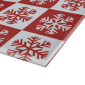 Schneeflocken Schneidebrett (Ecke)