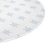 Schneeflocken Schneidebrett (Ecke)