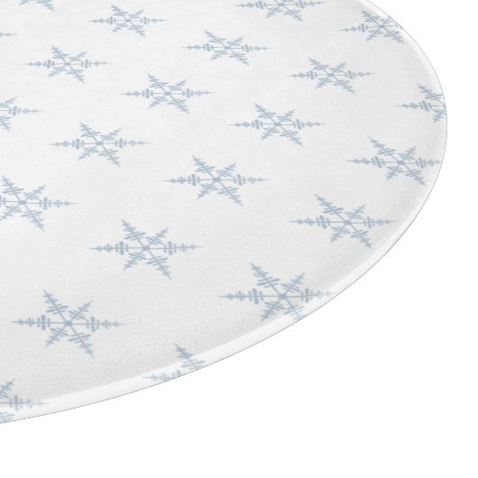 Schneeflocken Schneidebrett (Ecke)