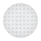 Schneeflocken Schneidebrett (Vorderseite)