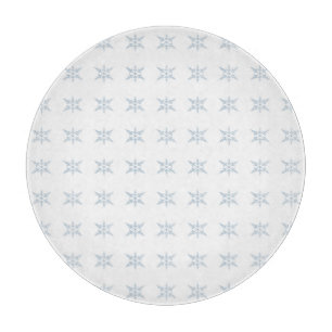 Schneeflocken Schneidebrett